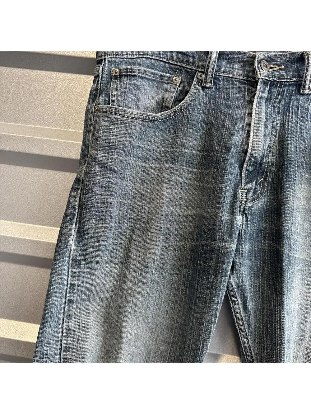 Levi's Straight 505 Jeans Men’s 34x32 Straight Leg Blue Wash Denim Pants